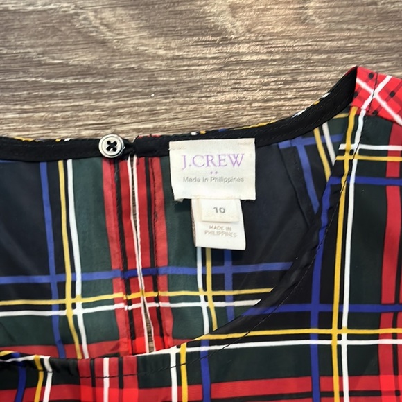 J. Crew Factory Holiday Ruffle Top - Picture 3 of 4